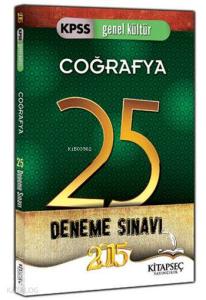 KPSS Coğrafya 25 Deneme Sınavı 2015