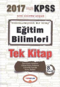 KPSS Eğitim Bilimleri Konu Anlatımlı Tek Kitap 2017