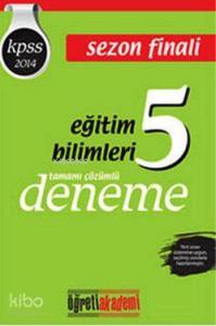 KPSS Eğitim Bilimleri Tamamı Çözümlü 5 Deneme