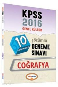 KPSS Genel Kültür Coğrafya 10 Numara Çözümlü Deneme Sınavı 2016