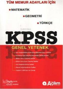 KPSS Genel Yetenek; Konu Anlatımlı