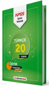 KPSS GY Türkçe Tamamı Çözümlü 20 Deneme Dijital Hoca Akademi
