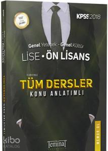 KPSS Lise Ön Lisans Genel Yetenek Genel Kültür Tüm Dersler Konu Anlatımlı