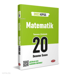 KPSS Matematikl 20 Deneme Sınavı Karekod Çözümlü