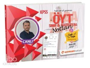 KPSS Tamamı El Yazması ÖYT Sınıf ve Materyal Notları