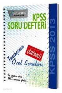 KPSS Tarihçinin Özel Soruları Çözümlü