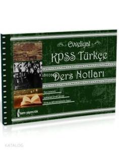 KPSS Türkçe Ders Notları 2015
