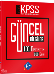 KR Akademi 2026 KPSS Güncel Bilgiler 101 Deneme 606 Soru