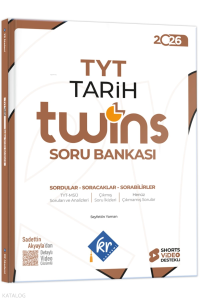 KR Akademi 2026 TYT Twins Tarih Soru Bankası
