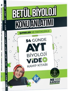 Kr Akademi Biyoloji Konu Anlatımı 54 Günde AYT Biyoloji Video Kamp Kitabı
