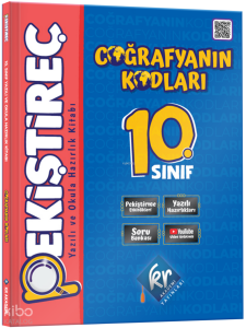 Kr Akademi Coğrafyanın Kodları 10. Sınıf Coğrafya Pekiştireç Yazılı ve Okula Hazırlık Kitabı