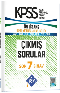 KR Akademi KPSS Ön Lisans ÖSYM Çıkmış Soru Tıpkı Basım Son 7 Yıl Video Çözümlü Kitapçıkları