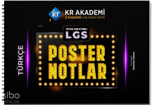 KR Akademi LGS Türkçe Poster Notları