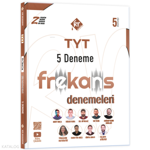 KR Akademi Yayınları TYT 5 Frekans Denemeleri
