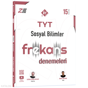 KR Akademi Yayınları TYT Sosyal Bilimler 15'li Frekans Denemeleri