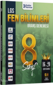Krallar Karması 8. Sınıf LGS Fen Bilimleri 16 x 20 Branş Denemeleri