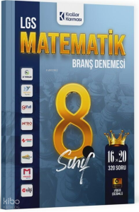 Krallar Karması 8. Sınıf LGS Matematik 16 x 20 Branş Denemeleri