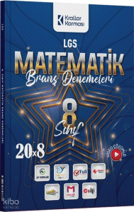 Krallar Karması 8. Sınıf LGS Matematik 20 x 8 Branş Denemeleri