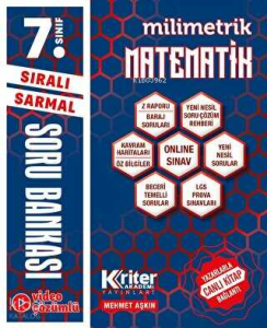 Kriter Akademi Matematik Soru Bankası- 7. Sınıf