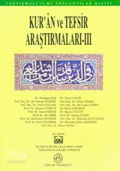 Kur'an ve Tefsir Araştırmaları 3