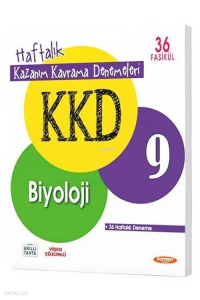 Kurmay ELT 9. Sınıf Biyoloji KKD Haftalık Kazanım Kavrama Denemeleri Kurmay