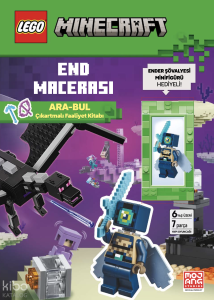 Lego Minecraft End Macerası Ara-Bul Çıkartmalı Faaliyet Kitabı (Ender Şövalyesi Minifügür Hediyeli)