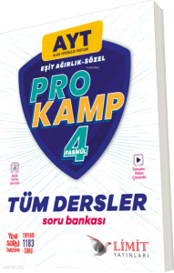 Limit AYT EA-SÖZ Prokamp Tüm Dersler Soru Bankası