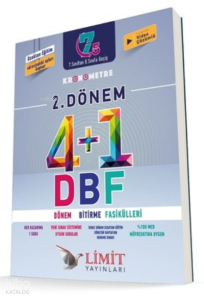 Limit Yayınları Kronometre 7,5 4+1 2.Dönem Bitirme Fasikülleri