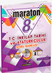 Maraton 8.Sınıf T.C. İnkılap Tarihi ve Atatürkçülük Soru Bankası