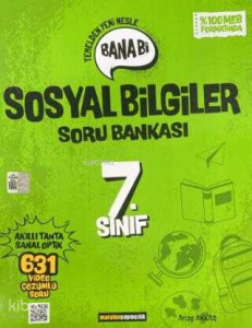 Maraton Yayıncılık 7. Sınıf  Bana Bi Sosyal Bilgiler Soru Bankası