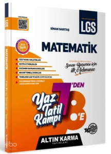 Altın Karma Matematik Yaz Tatil Kampı LGS 7-8. Sınıf Hazırlık