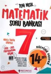 Matematus Yayınları 7. Sınıf Matematik Yeni Nesil Soru Bankası Matematus