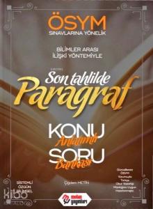 Metin Yayınları ÖSYM Sınavlarına Yönelik Son Tahlilde Paragraf Konu Anlatımlı Soru Bankası Metin 