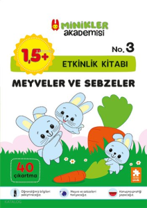 Meyveler ve Sebzeler Etkinlik Kitabı - Minikler Akademisi