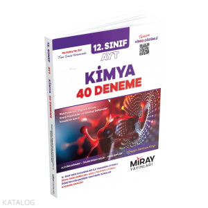 Miray Yayınları 12. Sınıf AYT Kimya 40 Deneme