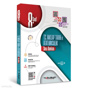 Motivasyon Yayınevi 8. Sınıf TC İnkilap Tarihi ve Atatürkçülük Soru Bankası
