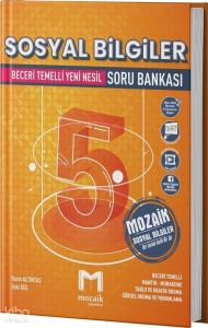 Mozaik Yayınları 5. Sınıf Sosyal Bilgiler Soru Bankası