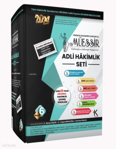 Müessir Adli Hakimlik Çıkmış Soru Bankası