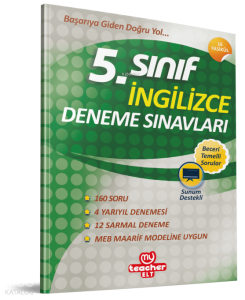 My Teacher 5. Sınıf İngilizce Deneme Sınavları