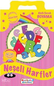 Neşeli Harfler; Boyama Kitabı - 4
