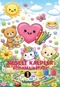 Neşeli Kalpler Boyama Kitabı -1