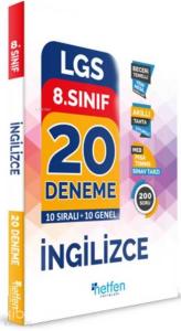 Netfen Yayınları 8. Sınıf LGS İngilizce 20 Deneme Netfen 