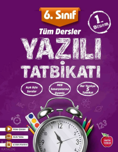 Newton Yayınları Newton Yayınları 6.Sınıf Yazılı Tatbikatı 1.Dönem Tüm Dersler