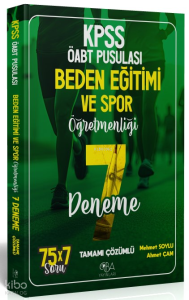 ÖABT Beden Eğitimi ve Spor Öğretmenliği 7 Deneme Çözümlü