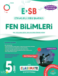 Okyanus Yayınları 5. Sınıf Classmate (ESB) Fen Bilimleri Etkinlikli Soru Bankası