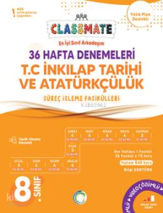 Okyanus Yayınları 8. Sınıf Classmate 36 Hafta Denemeleri - T. C. İnkılap Tarihi Ve Atatürkçülük