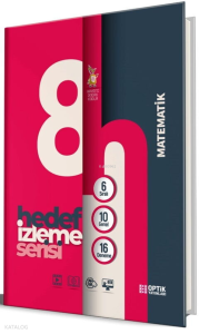 Optik Yayınları 8. Sınıf Matematik Hedef İzleme Serisi 16 lı Branş Deneme