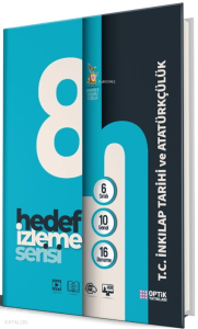 Optik Yayınları 8. Sınıf T.C. İnkılap Tarihi ve Atatürkçülük Hedef İzleme Serisi 16 lı Branş Deneme