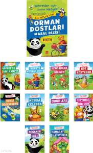 Orman Dostları Masal Dizisi Seti; 10 Kitap Takm
