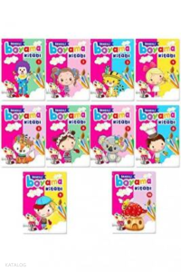 Örnekli Boyama Kitabı (10 Kitap)